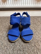 Calvin Klein Royal Blue Wedges