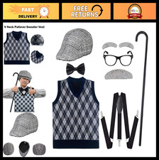 Kids Old Man Costume for 100