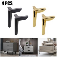4x Furniture Feet Metal For