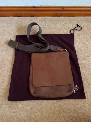 Genuine mulberry brown leather - brown,