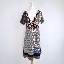 Desigual dress patchwork print - desigual,