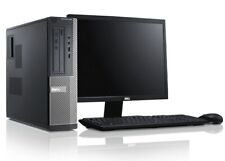 Windows11 Cheap Fast DELL/HP Dual Core/ i3 / i5 Desktop Bundle PC & Monitor WiFi