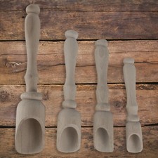 Wooden Scoops / 4 Sizes