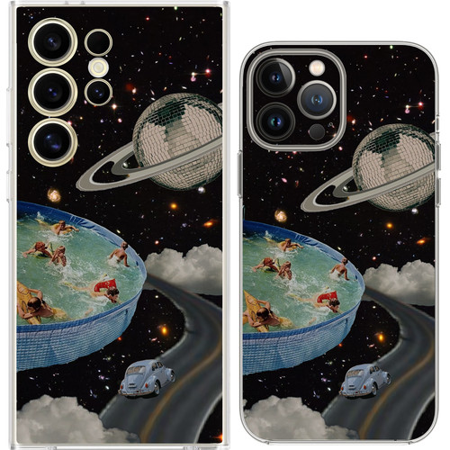 Space stars disco - moon, pool