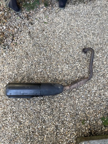 R125 stock exhaust - r125,