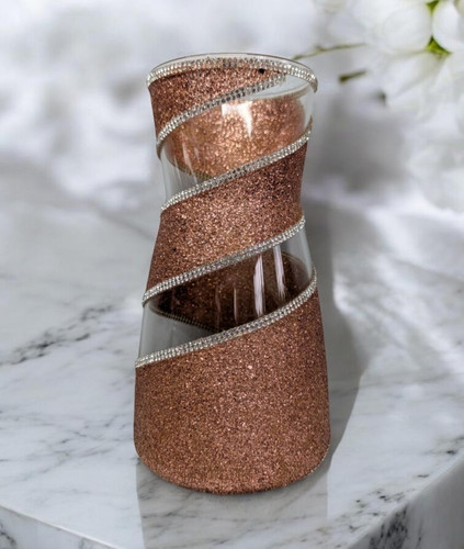 Rose gold glitter - glitter, glass