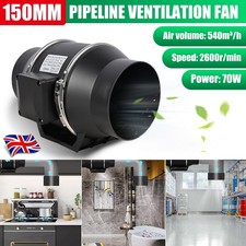 6" Quiet Inline Extractor Fan