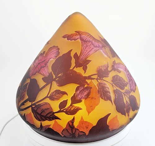 Cameo glass table - glass, shade