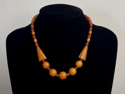 Vintage baltic amber - vintage, necklace
