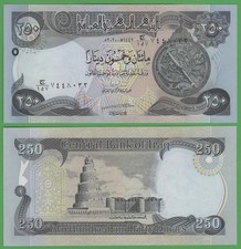 Iraq 250 Dinars 2020 UNC