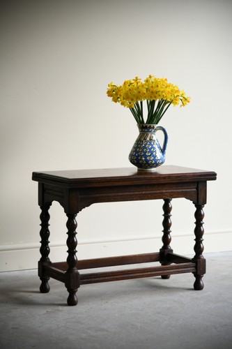 Small oak games table - small,