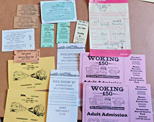 British used rail tickets