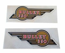 Fits Royal Enfield Bullet 350 cc Tool Box Sticker Set S2u