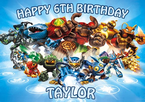 Skylanders giant birthday cake - giant,