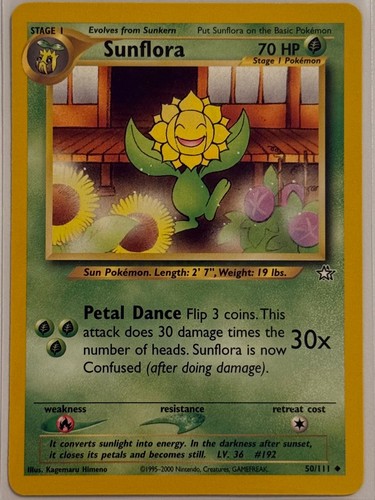 Pokemon sunflora neo - sunflora, genesis