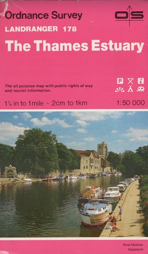 Thames estuary map - thames,