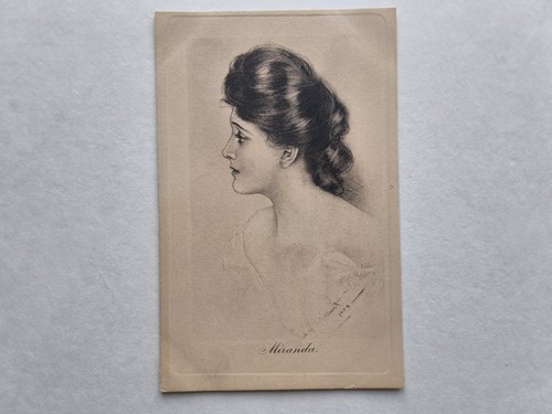 Vintage art postcard glamour - postcard,