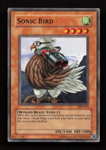 Yugioh sonic bird starter - bird,