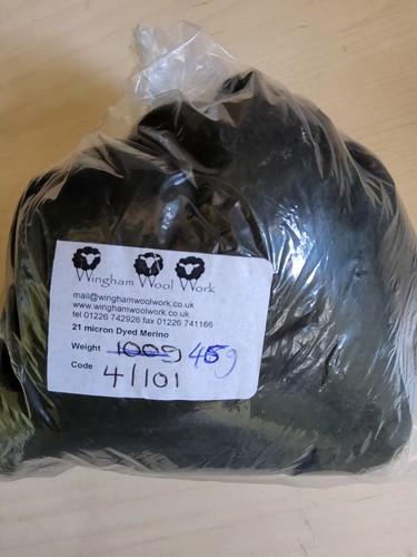75g merino wool dark - 75g, olive