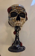 Nemesis Now Gothic Roses Goblet - Halloween Wine, Beer Glass