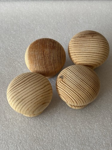 Vintage swedish pine knobs - swedish,