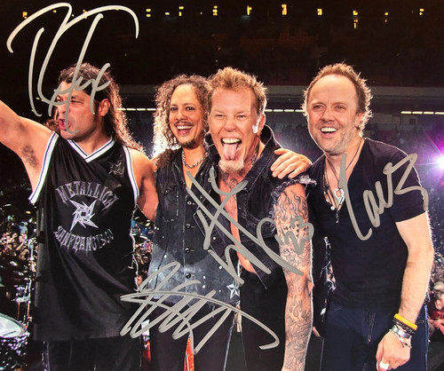 Metallica signed full - signed,