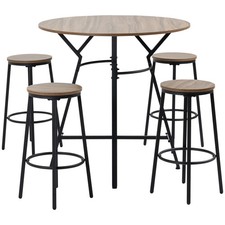 5-Piece Bar Table and Chairs