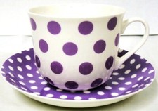 Purple Dots Spots Jumbo Large