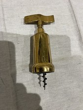 Brass Corkscrew Heavy Vintage