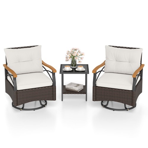 Costway piece outdoor swivel - outdoor,