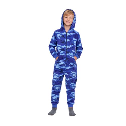 Kids unisex hooded camouflage - hooded,
