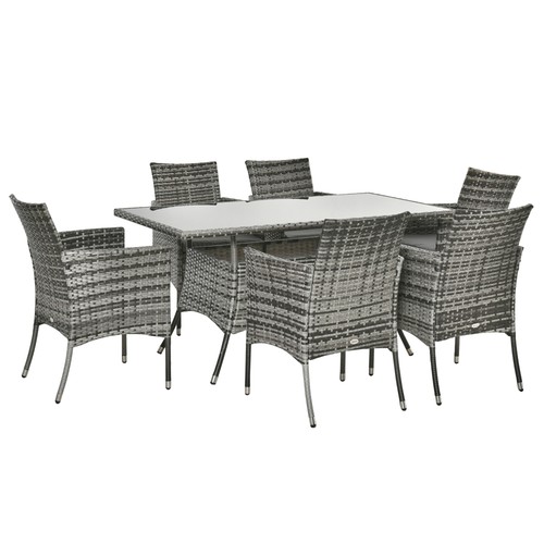 Piece outdoor rattan dining - outdoor,