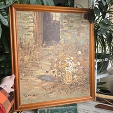 Vintage Oil Painting Wild