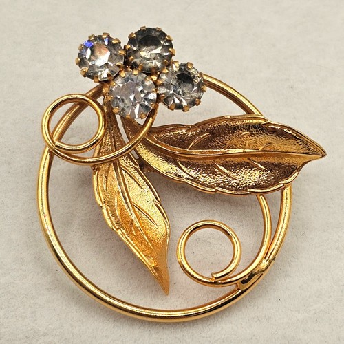 Vintage leaf floral clear - vintage,