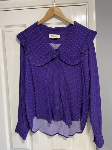 Ladies vintage mulberry blouse - mulberry,