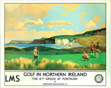 British Golf Open 2025 Royal Portrush Northern Ireland Poster Brochure A1A2A3A4