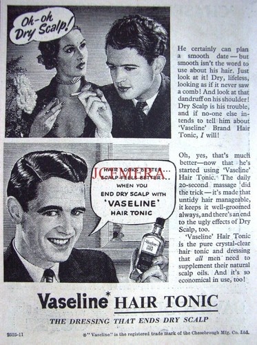 Vaseline men hair - 'vaseline', tonic