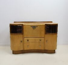 Mid century Maple Veneered Serpentine Front Beautility sideboard