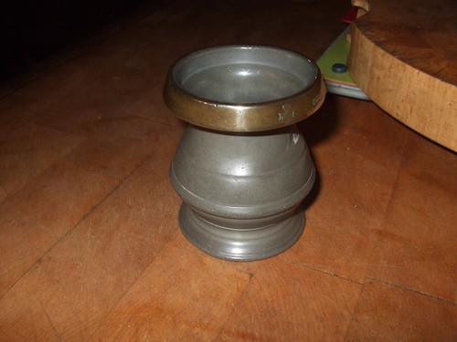 Antique pewter gill measure - gill,