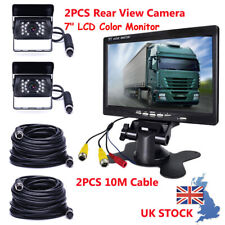 2 x Car Reversing Camera + 7"