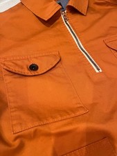 Albam orange over shirt Smock