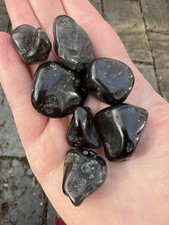 Tektite Tumblestone Healing Crystal - Transformation Power Manifestation 20/25cm