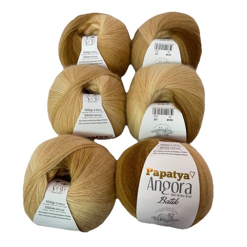 Papatya angora batik yarn - angora,