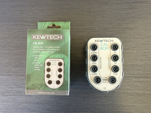 Kewtech cal box with - cal,