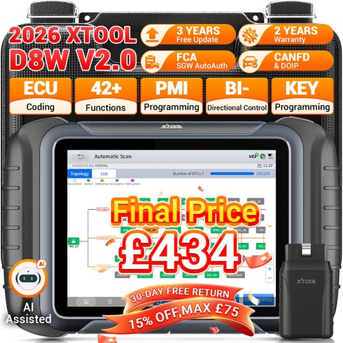 Xtool d8w car obd2 - xtool, bt