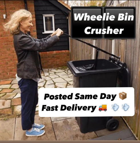 Wheelie bin compactor dustbin - bin,