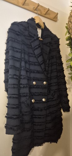 River island navy fringed - island,