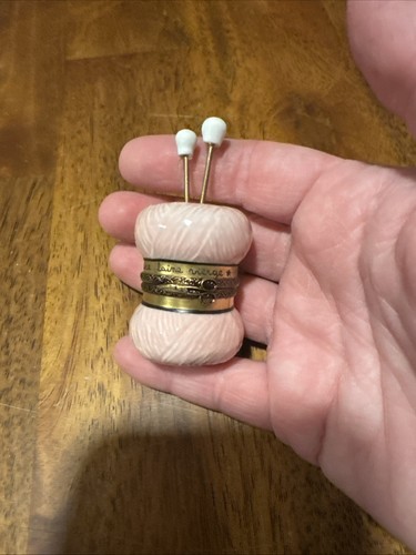 Pink yarn and - pink,