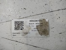 MORRIS MINOR 1950-1971 3 Door Estate Rear offside right side window glass  00023