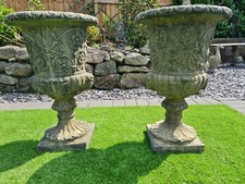 PAIR VINTAGE GEORGIAN URNS